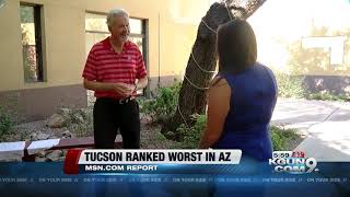 Is Tucson the worst city in Arizona to live?