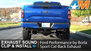 2015-2016 F-150 Ford Performance Sport Cat-Back Exhaust (3.5L EcoBoost) Sound Clip & Install