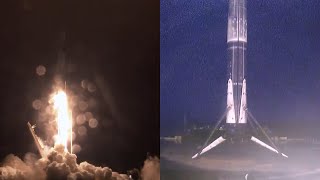 SpaceX Starlink 20 launch & Falcon 9 first stage landing, 4 March 2021