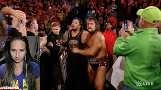 WWE Raw 9/26/16 Roman Reigns vs Rusev