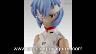 Medicom RAH 1/6 Scale 12 Inch Figures - Shinji, Rei, Asuka and Evangelion