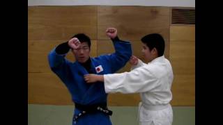 柔道：一足内股の解説　How to one step UCHIMATA