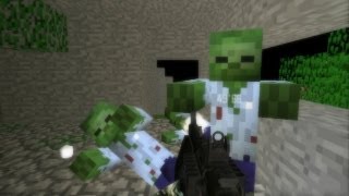 First Person Minecraft shooter | Zombie slaying | Game Maker 8.1