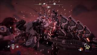 Horizon Zero Dawn - Blast Sling Only vs Thunderjaw (Very Hard Difficulty)
