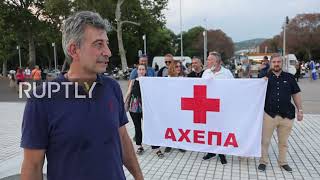 Greece: Protesters rally in Thessaloniki against mandatory vaccinations