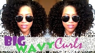 ❥ How to get BIG Wavy Curls ❥