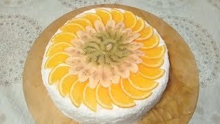 Çox Dadlı Meyvəli Tort Resepti