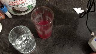 ОВП гранатового сока / ORP of granat juice