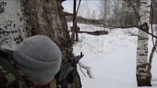 Рельса и 7.62х39-мм автомат АК-103