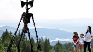 Ульяна и Захар нашли лесного Человека forest monster