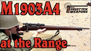 Remington M1903A4 Sniper at the Range