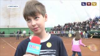 Zeci de copii pasionati de tenis au vut parte de provocarea vietii lor - Litoral TV