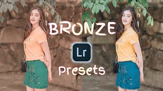 FREE PRESETS!!! BRONZE | Lightroom Mobile | 2019
