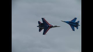 Юбилейное авиашоу в Кубинке. Пилотажная группа «Русские витязи»
