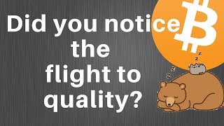 Bitcoin Analysis - A flight to quality