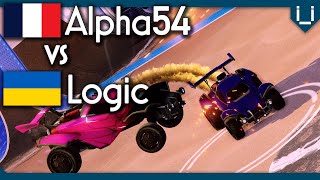 Alpha54 vs Logic | NEW NIGHT MAP | Rocket League 1v1