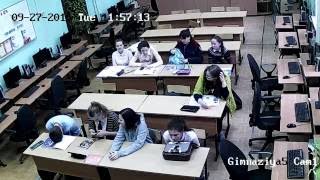 official video камера в школе на пенёк сел косарь должен :D #2018