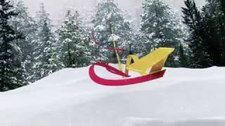 снег елка игрушки, новогодний футаж HD, заставки новогодние, переходы