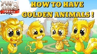• Fun Run 3 Arena • HOW TO HAVE GOLDEN ANIMALS !