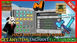 NEW ✓MCPE HACK✓: TOOLBOX FOR MCPE | HACK ANY MINEPLEX GAMES, GET ANY ITEMS, ENCHANT, FLY-ANTIKICK!