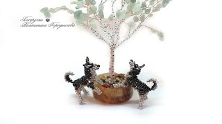 Собаки хаски и лайка из бисера/Dogs Husky Bead