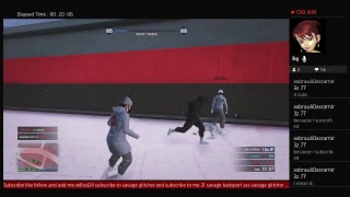 Playing gta5 with lilquan7041 savage glitcher