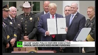 Trump signs executive order on ‘police reform’