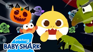 Run Away from the Ghosts, Baby Shark! | +Compilation | BEST Halloween Story 