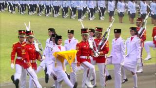 Upacara Penurunan Bendera Merah Putih di Istana Negara - 17 Agustus 2015