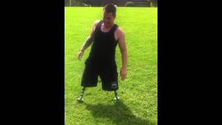 bilateral above knee amputee stubbie training