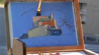 Pochade Painting with water soluble oil paints