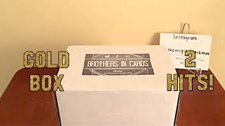 Brothers In Cards Pack Plus Program August Gold Box! 2 Hits!