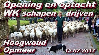 Opening en optocht WK schapendrijven Hoogwoud en Opmeer 12 07 2017