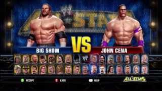 Alternate All Star Wrestler Attires from Character Selection - WWE All Stars
