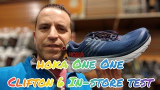 Hoka One One Clifton 6 In-store Test