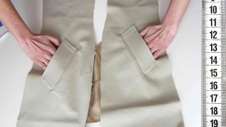 Я ШЬЮ: Тренч ч.3 КАРМАН с накладной листочкой / I SEW: Pocket