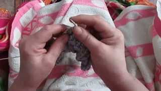 Ажурный узор спицами для палантинов шарфов топиков-1