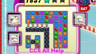 Candy Crush Saga Level 1837 NO BOOSTERS