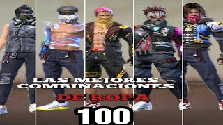 LAS 100 MEJORES COMBINACIONES DE ROPA EN 5 MINUTOS-FREE FIRE