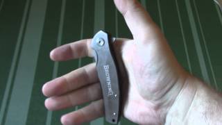 Нож "Browning" flipper knife. Худощавый суммоист.