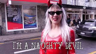 The return of the sexy red devil suit in Queenstown!