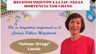 Reconocimiento a la Lic. Nelly Hortencia Tam Chang