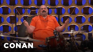 El Chapo Is Sitting In On Drums  - CONAN on TBS