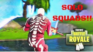 Fortnite Battle Royale - THE SOLO SQUAD SKELETON!!