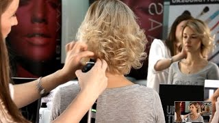 Прическа своими руками. Прическа на короткие волосы с помощью утюжка