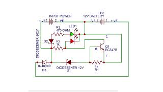 DIY 12V BATTERY INDICATOR