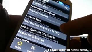 MT6575 Replika S3 Android 4.0 Backup/Restore Tools - Telefona ROM Yükleme
