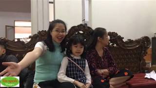 Review bộ bán ghế gỗ mun đuôi công phong cách tân cổ điển và lời chúc mừng năm mới của Vân nguyễn