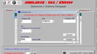 Apresentação PC-SCAN 3000 USB (Napro) - Simulador VAG