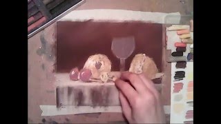Мастер-класс. Картина пастелью "Фруктовый натюрморт"/ art _Still _life _with _pastels